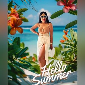 Bali Goddess 2Piece Swimsuit Set.Turn heads at the beach or on vacation cute🔥💣